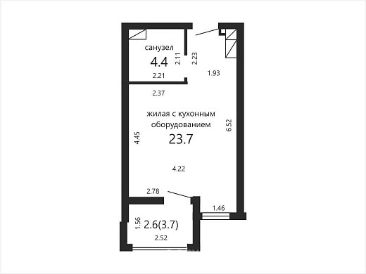 Продажа однокомнатной квартиры, Минск, Николы Теслы ул., 23