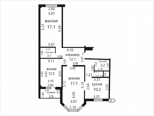 Продажа трехкомнатной квартиры, Лесной, Александрова ул., 9